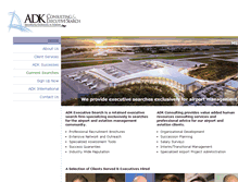 Tablet Screenshot of adkexecutivesearch.com